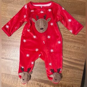 Red Reindeer Newborn Sleep N’ Play
